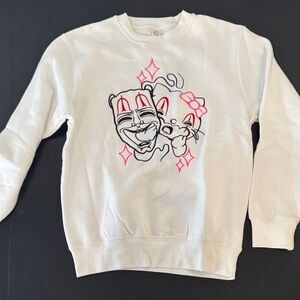 Hello Kitty (LNCL) White Crewneck Size Small